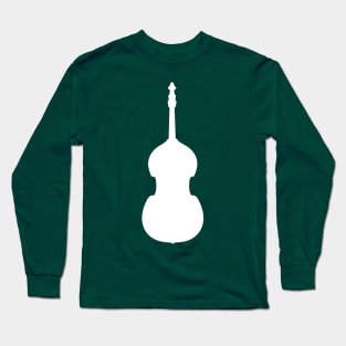 White Double Bass Long Sleeve T-Shirt